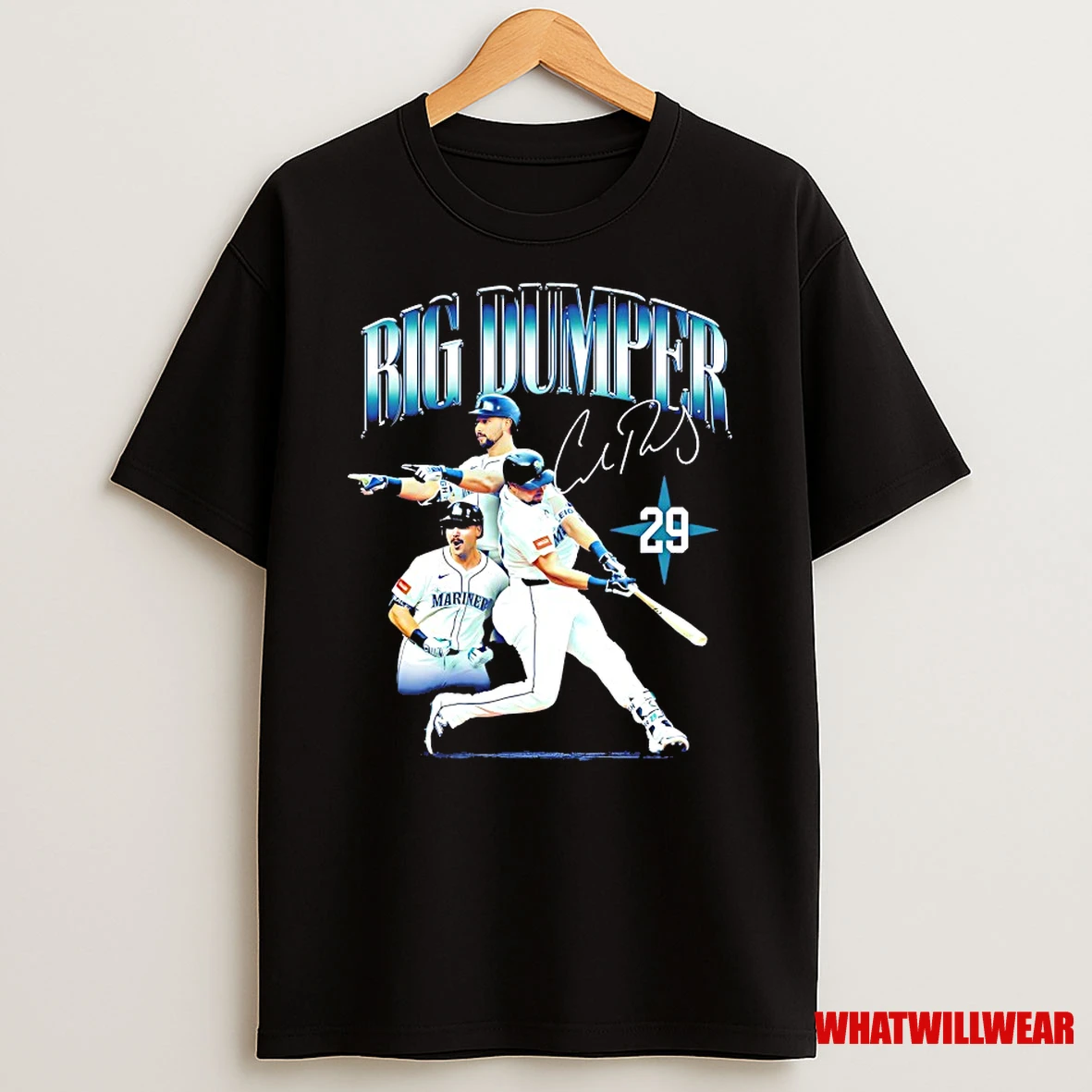 Big Dumper Cal Raleigh Seattle Mariners Shirts