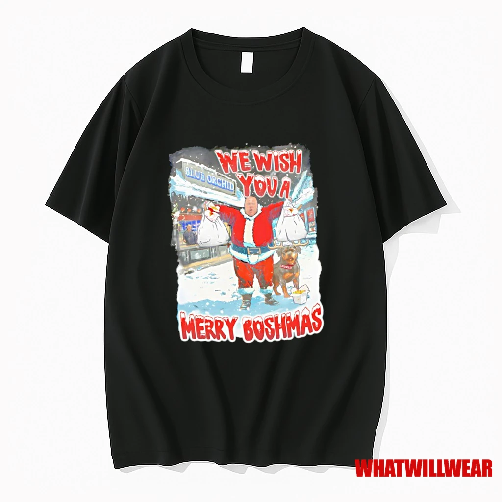 Big John We Wish You A Merry Boshmas Christmas Shirts