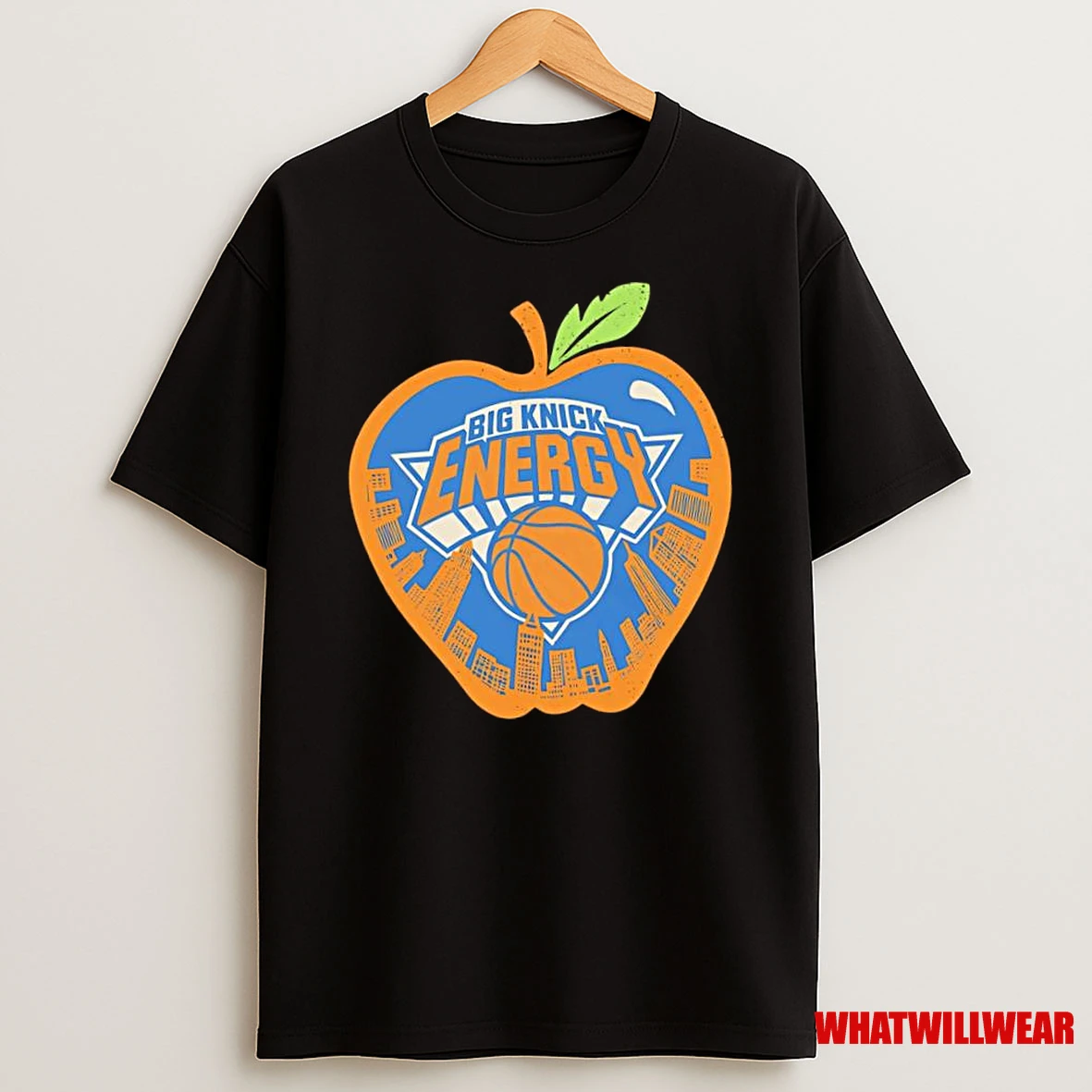 Big Knick Energy New York Knicks Apple Logo Shirts