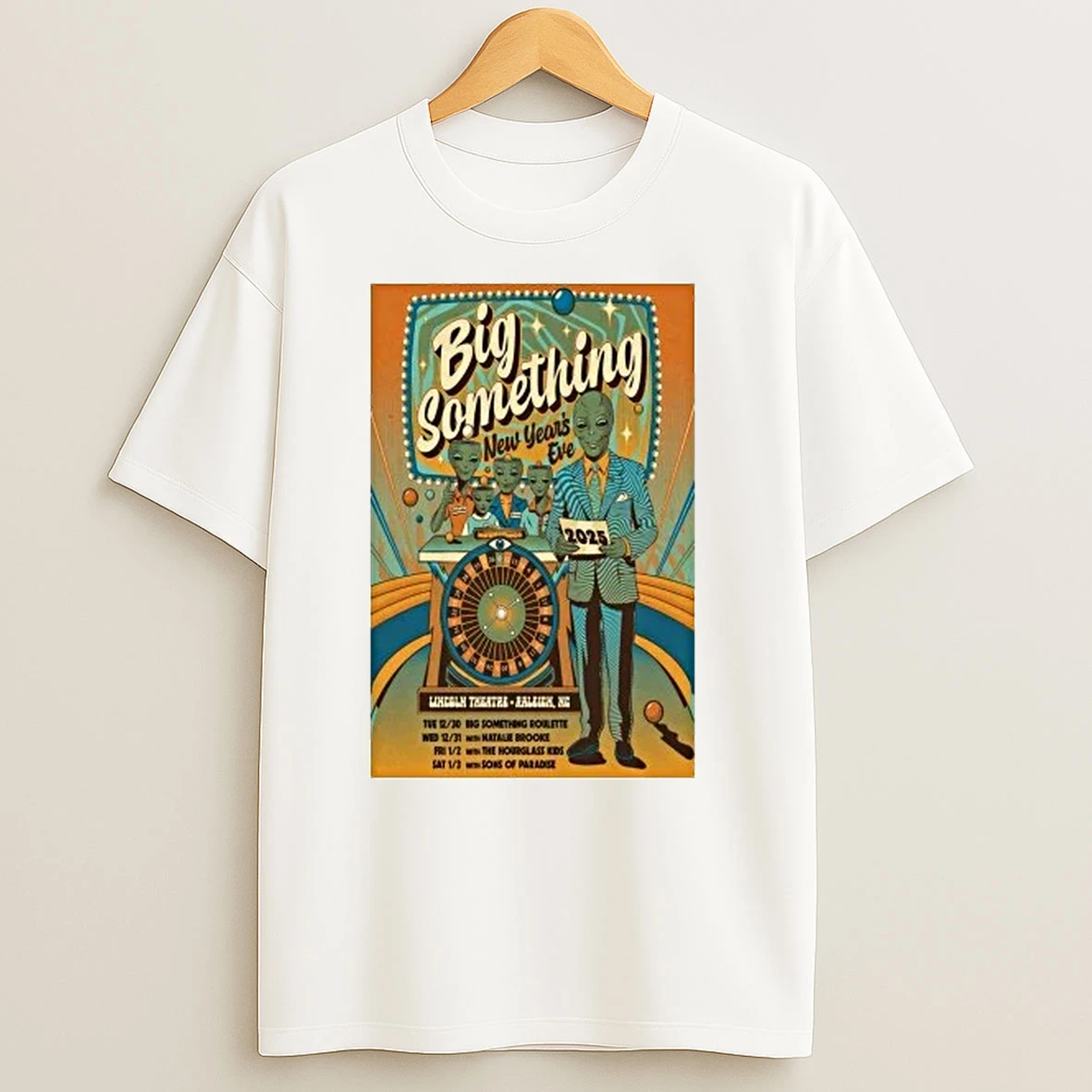 Big Something Raleigh Nc New Years Eve Run 2026 Shirts
