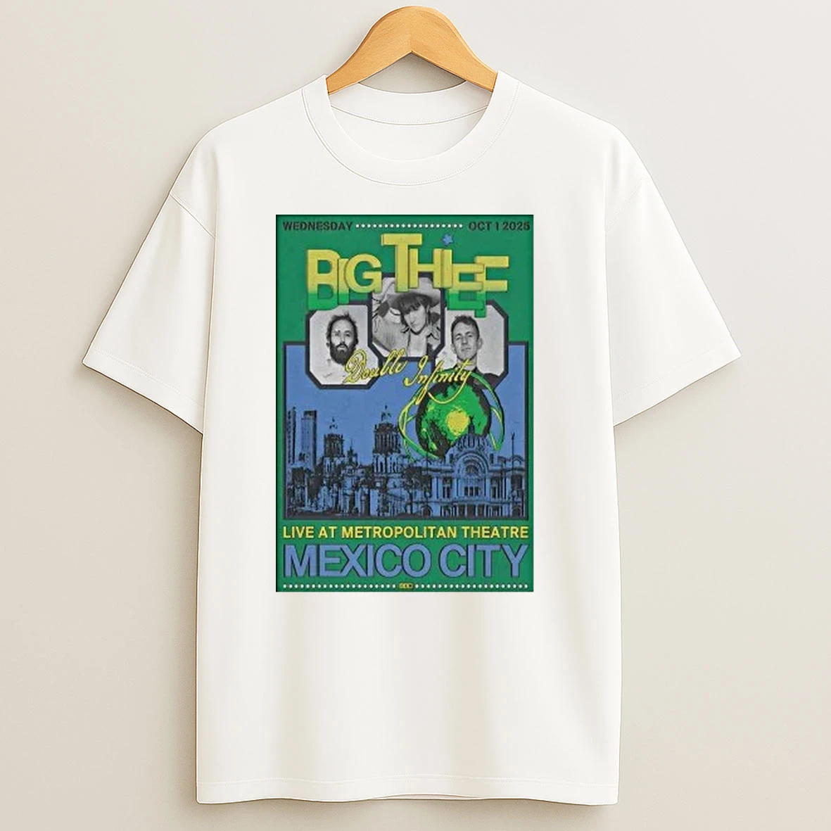 Big Thief Oct 1 2025 Teatro Metropolitan In Cdmx Shirts