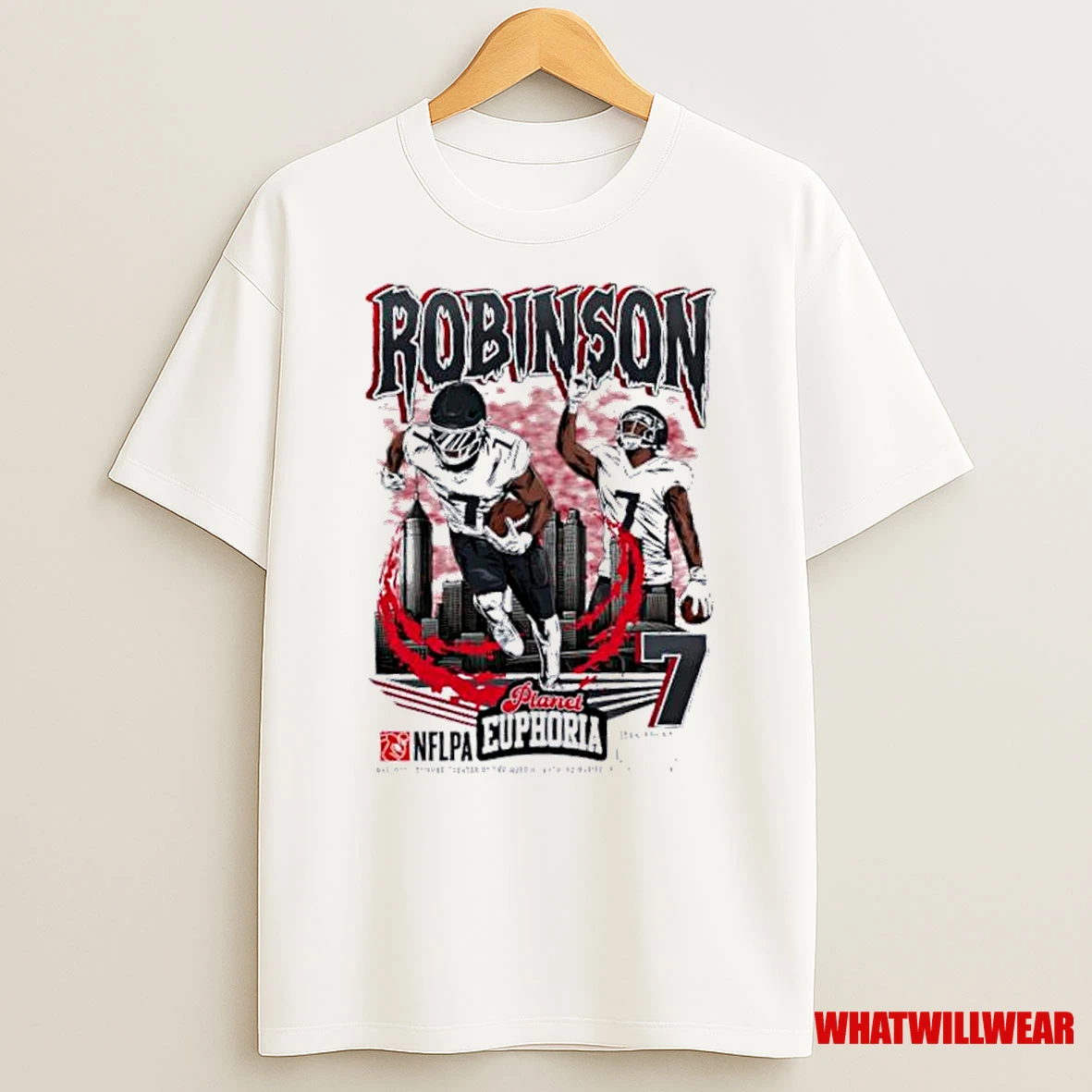 Bijan Robinson Atlanta Falcons Nflpa 2025 Shirts