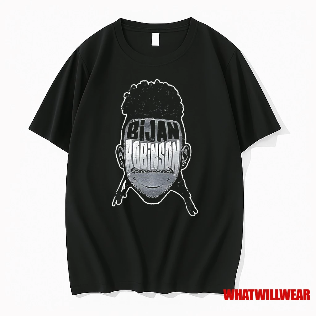 Bijan Robinson Atlanta Falcons Football Big Head Silhouette Player Shirts