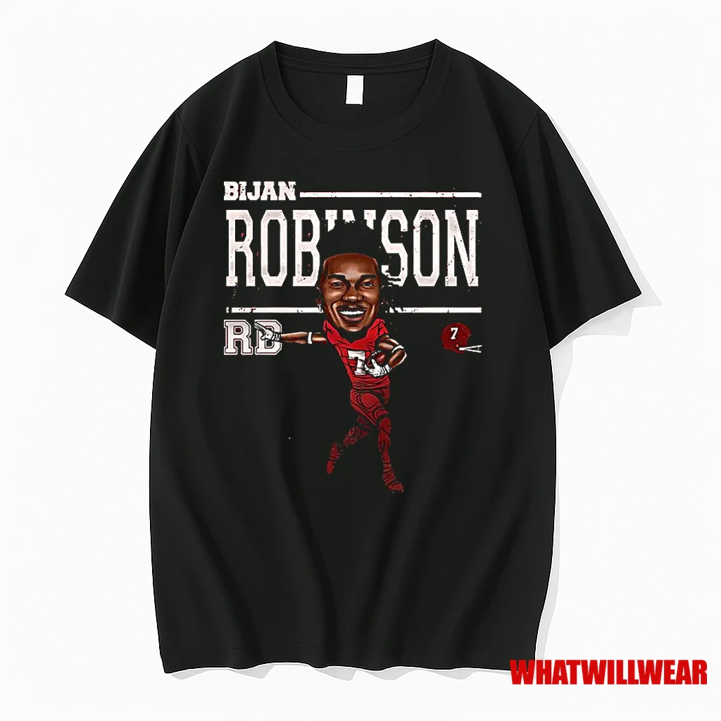 Bijan Robinson Atlanta Falcons Football Caricature Player Shirts