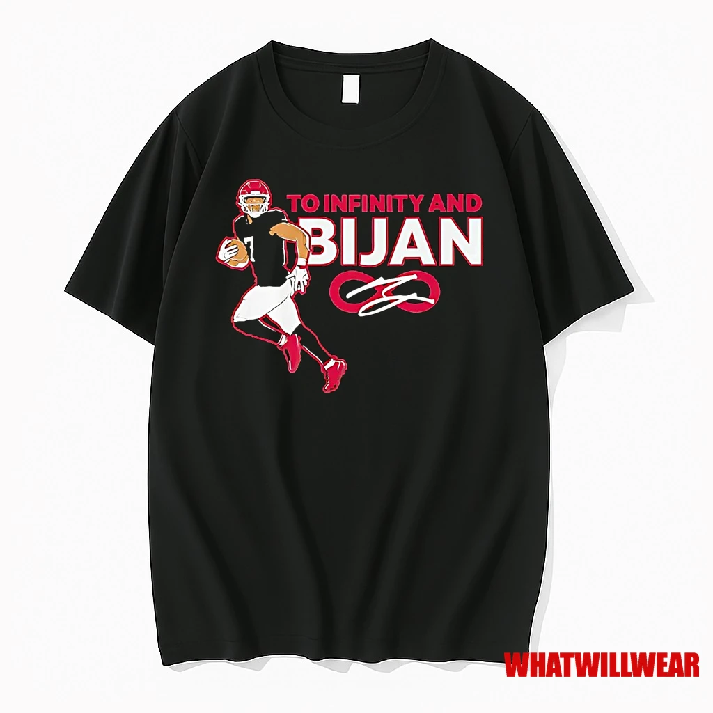Bijan Robinson To Infinity And Bijan Signature Shirts