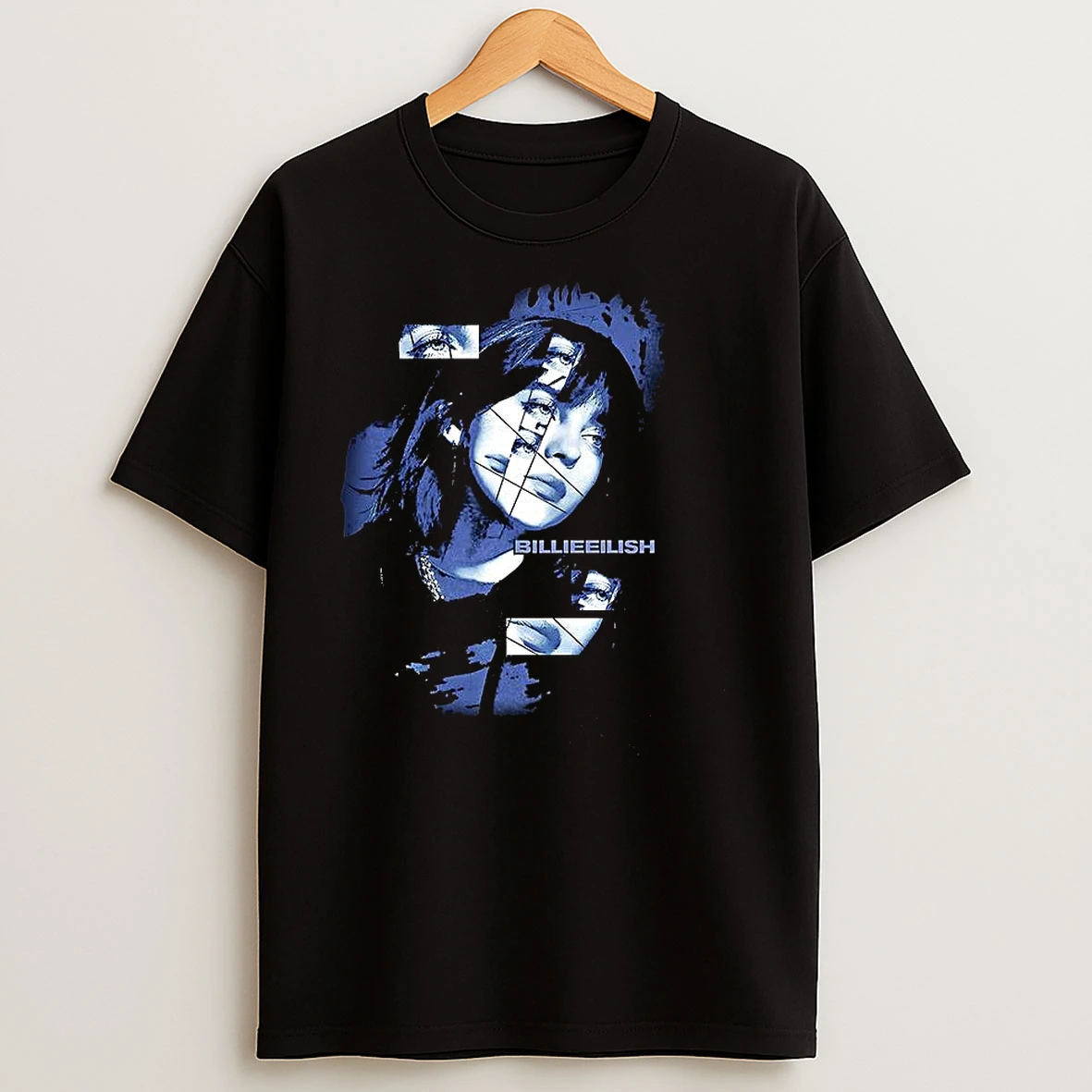 Billie Collage Portrait Music Lover T Shirts