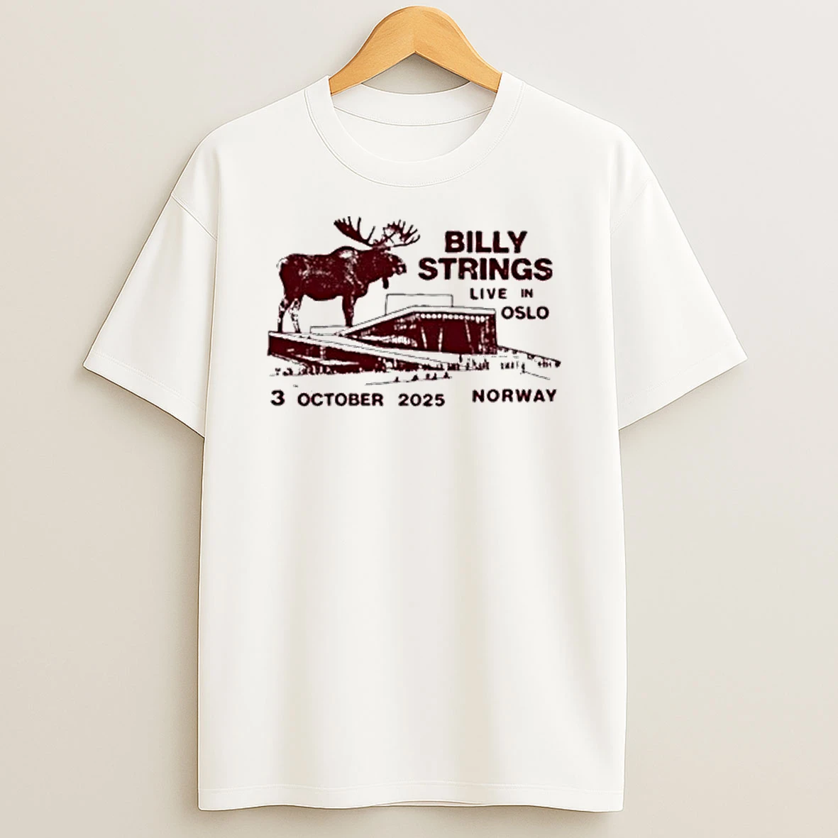 Billy Strings Live In Oslo Norway Oct 3 2025 Norway Shirts