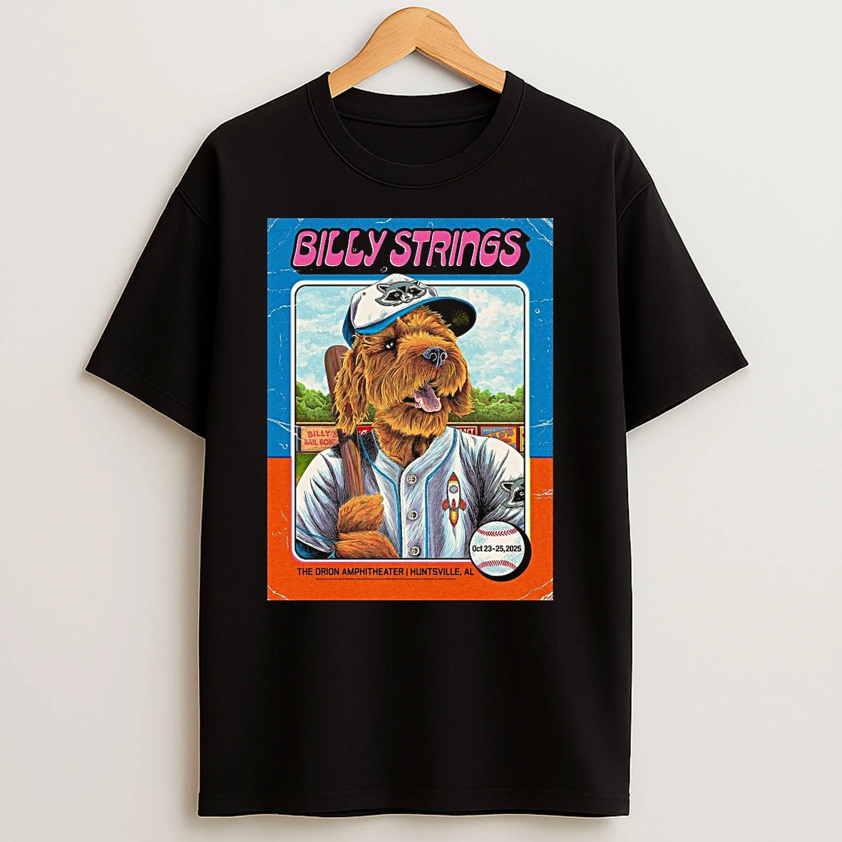 Billy Strings Oct 23 25 2025 Huntsville Al Art By Nathaniel Deas T Shirts