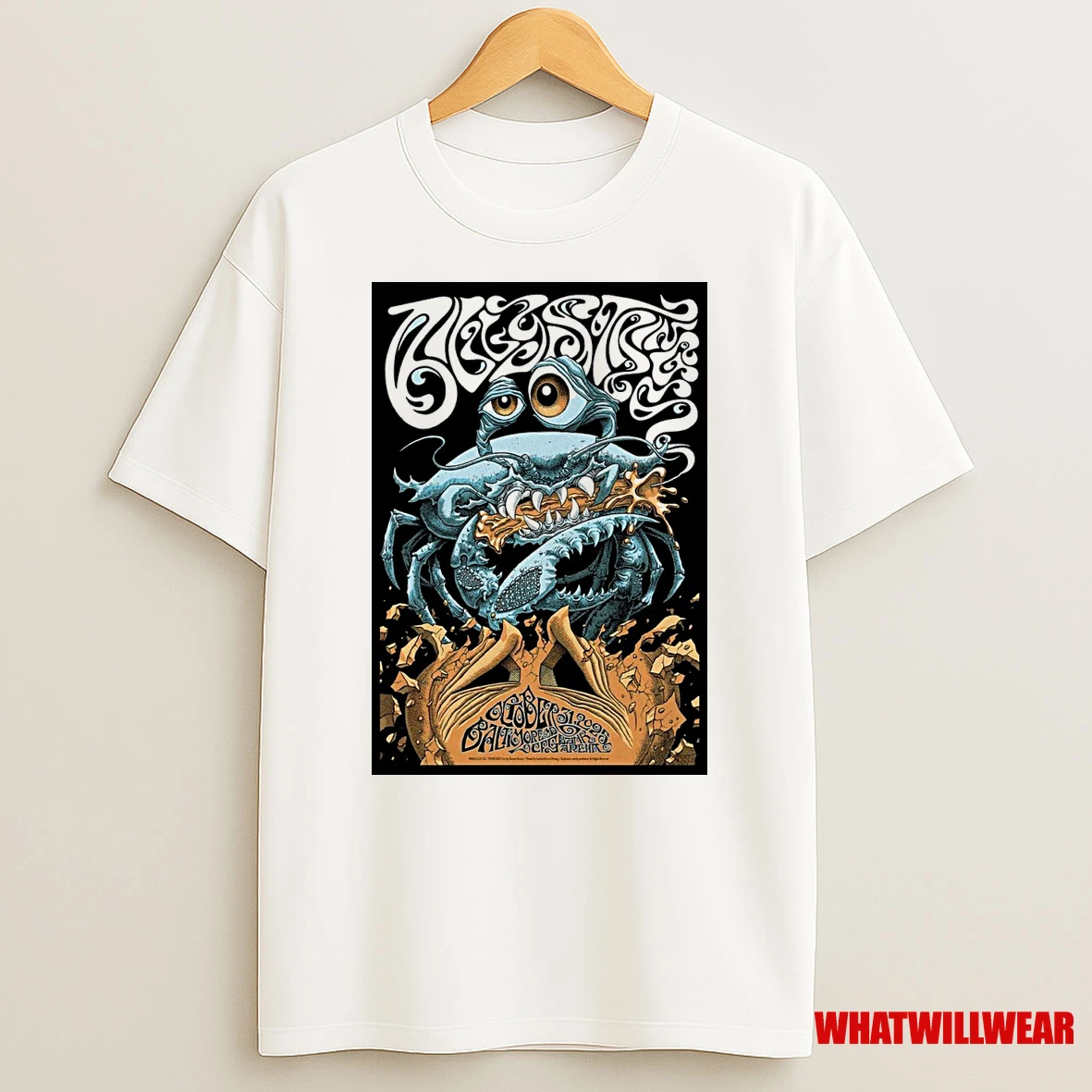 Billy Strings October 31 2025 In Baltimore Md Tour Shirts
