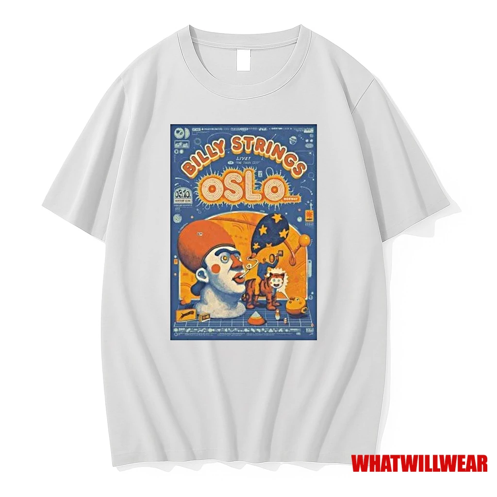 Billy Strings Oslo Tour On Oct 3 2025 Shirts