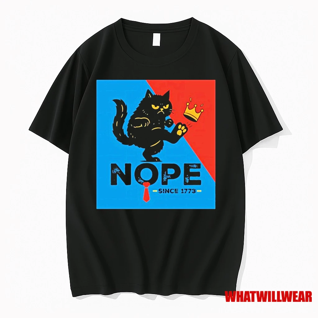 Black Cat No Kings Nope Since 1773 Shirts