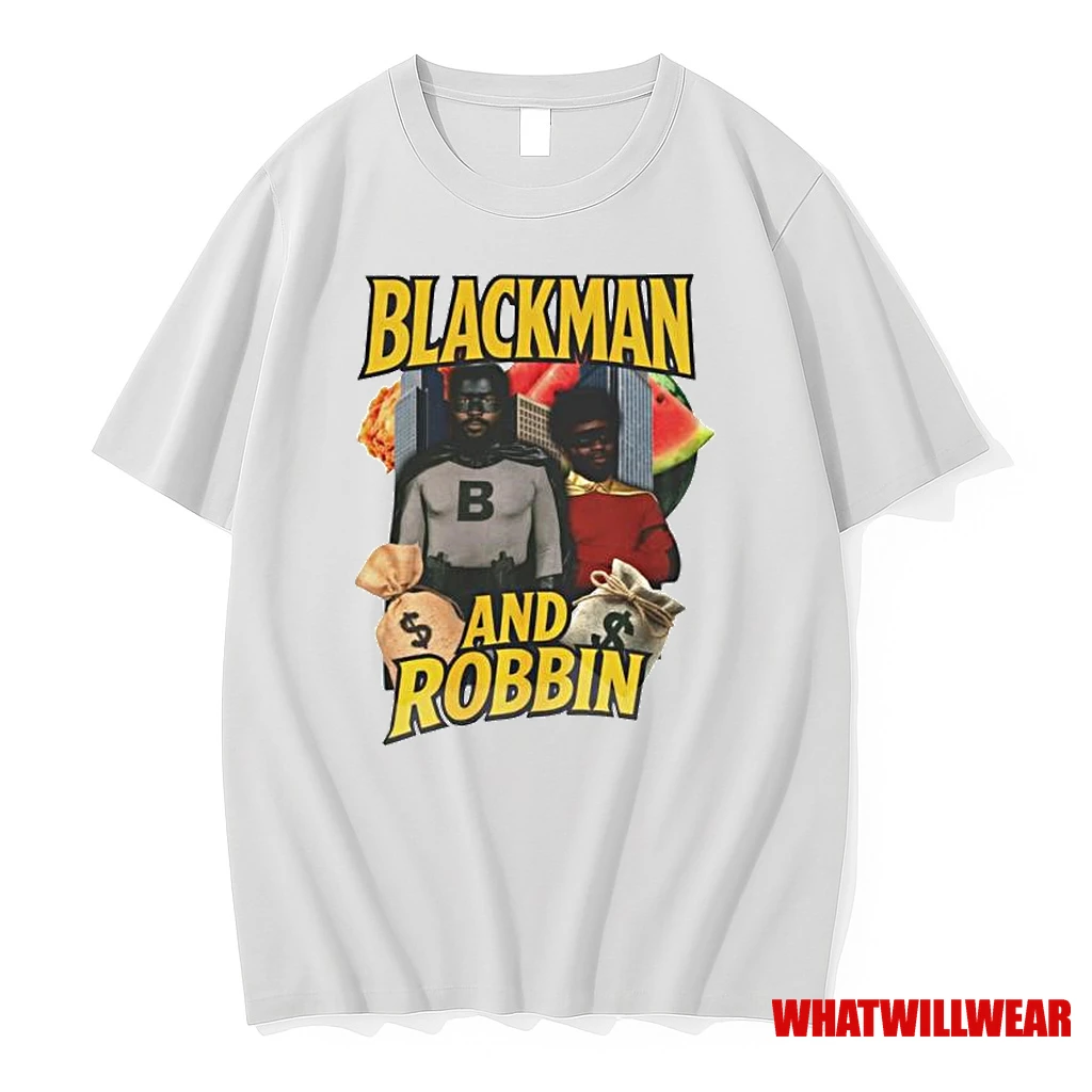 Blackman And Robbin Graphic Ornaments Shirts