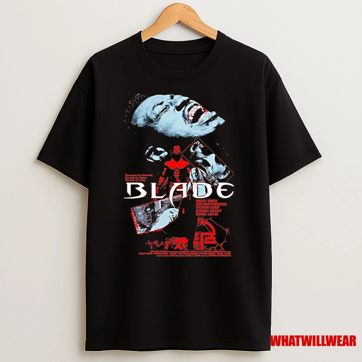 Blade Wesley Snipes Kris Kristoffersen Stephen Dorff Shirts