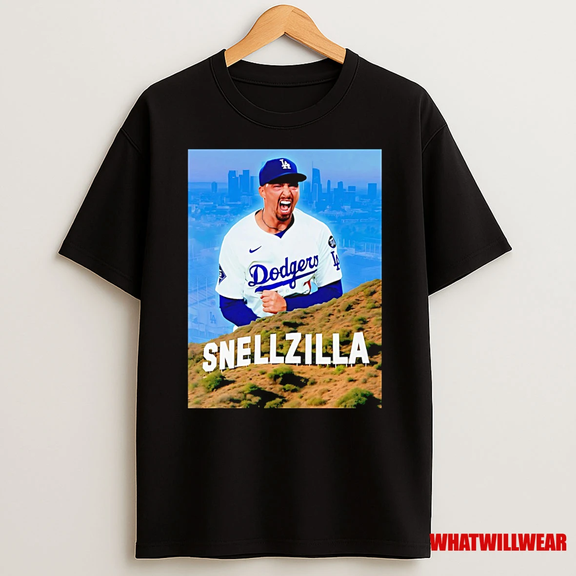 Blake Snell La Dodgers Snellzilla Shirts