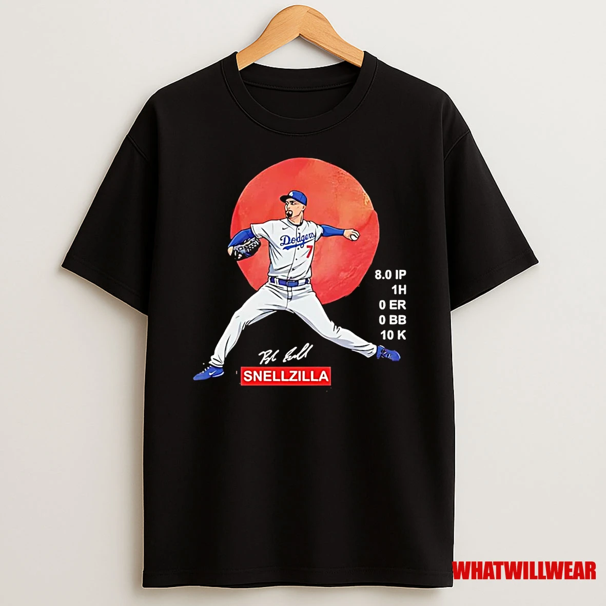Blake Snell Snellzilla La Dodgers Shirts