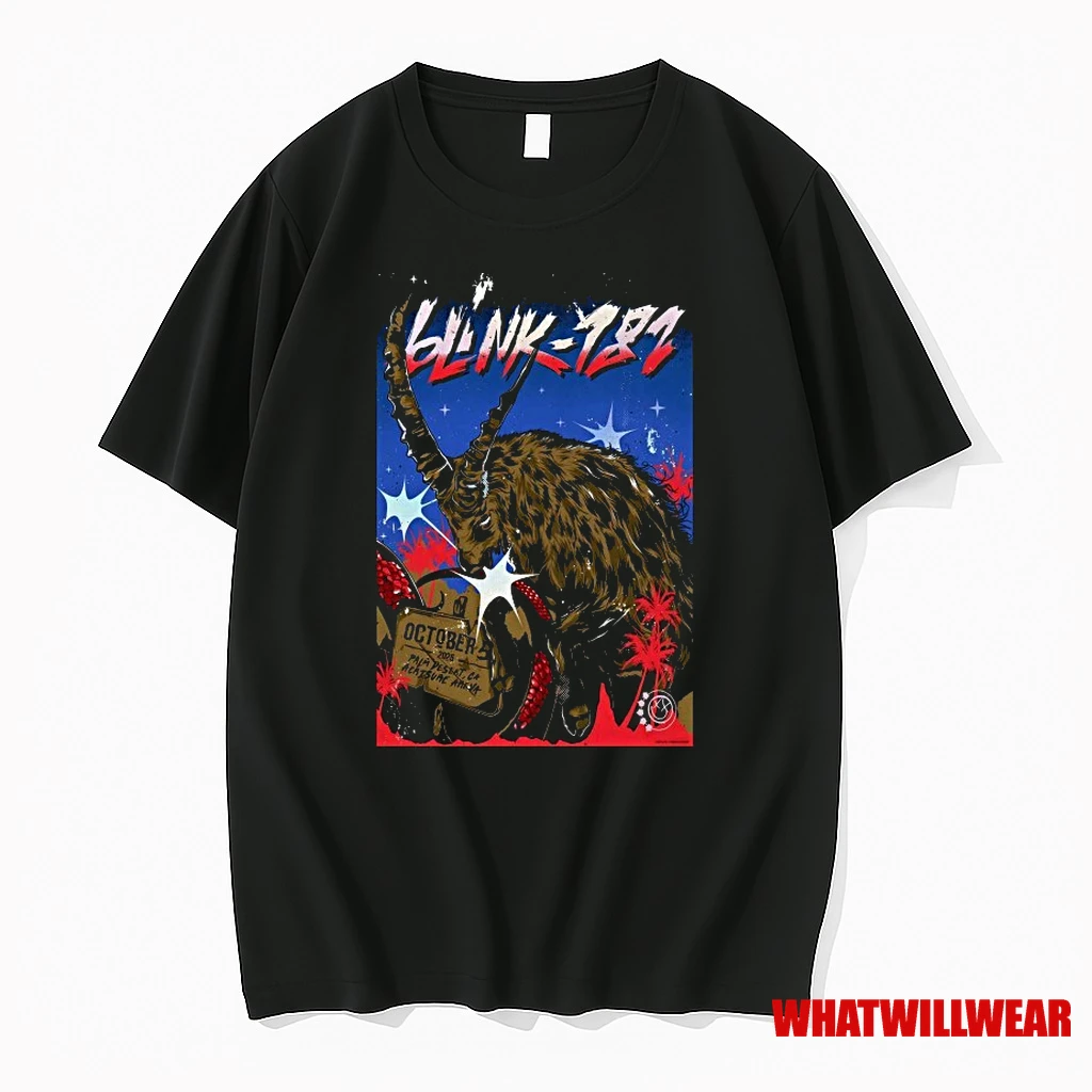 Blink 182 10 5 2025 Palm Desert Ca Goat Shirts