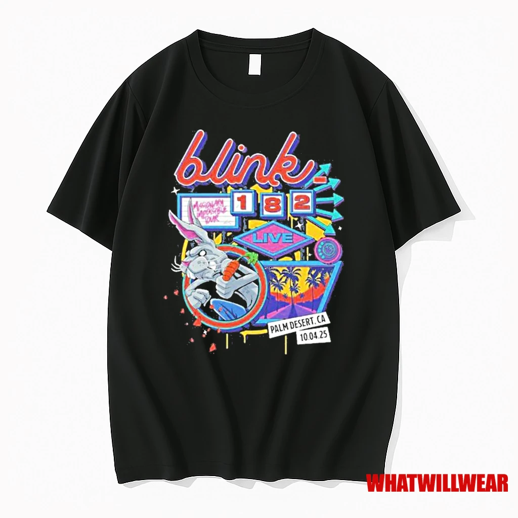 Blink 182 Live Palm Desertca October 4 2025 Acrisure Arena Tour Shirts
