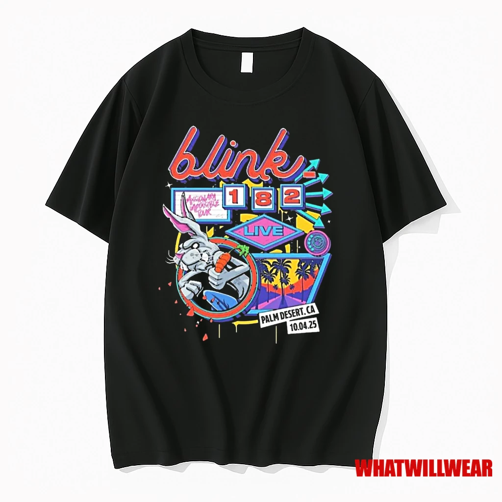 Blink 182 Missionary Impossible Tour Palm Desert Ca On October 4 2025 Shirts