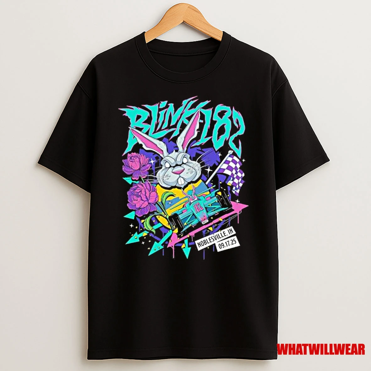 Blink 182 Tour Noblesville In September 17 2025 Event Shirts