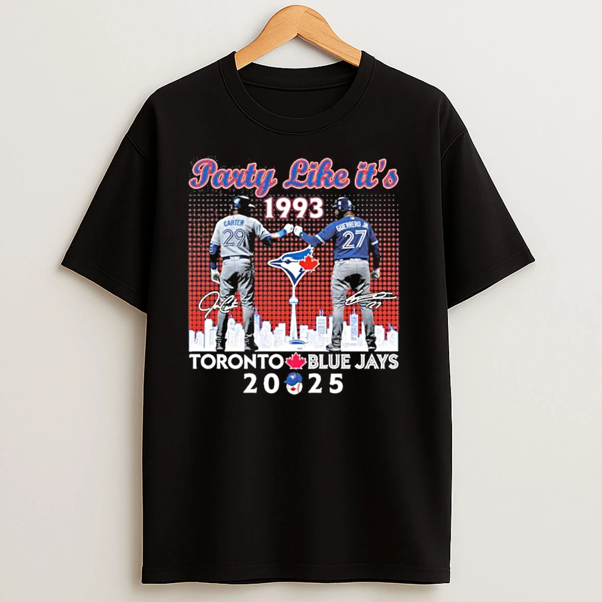 Blue Jays Carter Party Like Its 1993 Guerrero 2025 T Shirts