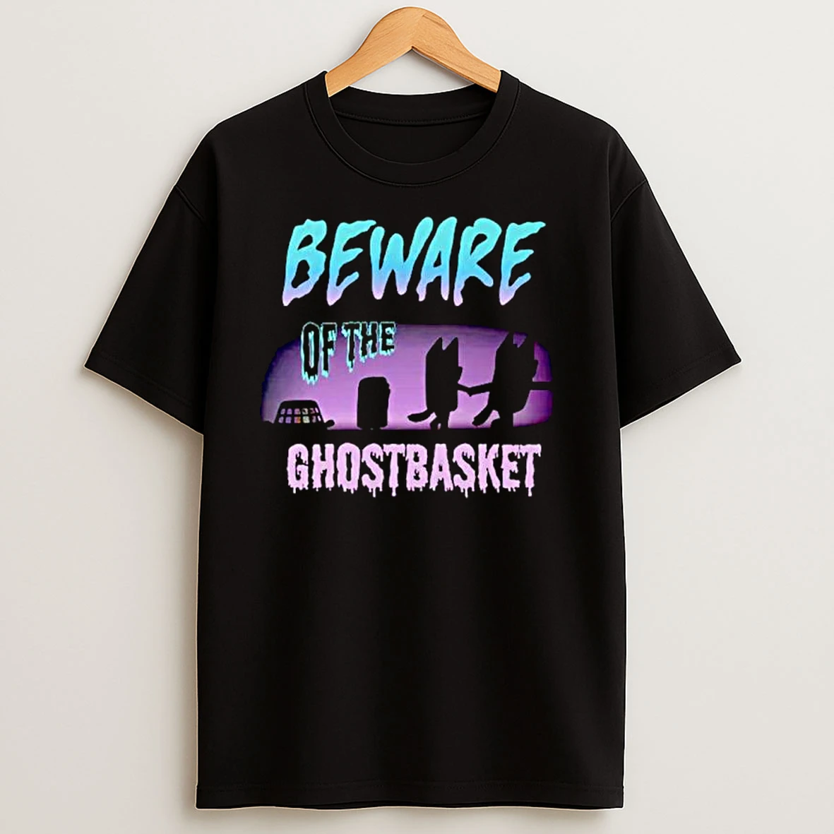 Bluey Beware Of The Ghostbasket Ornaments T Shirts