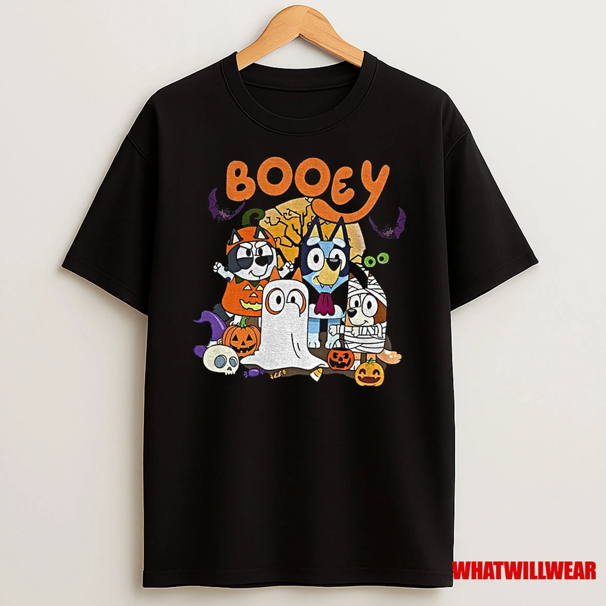 Bluey Spooky Cartoon Dog Family Halloween 2025 Shirts