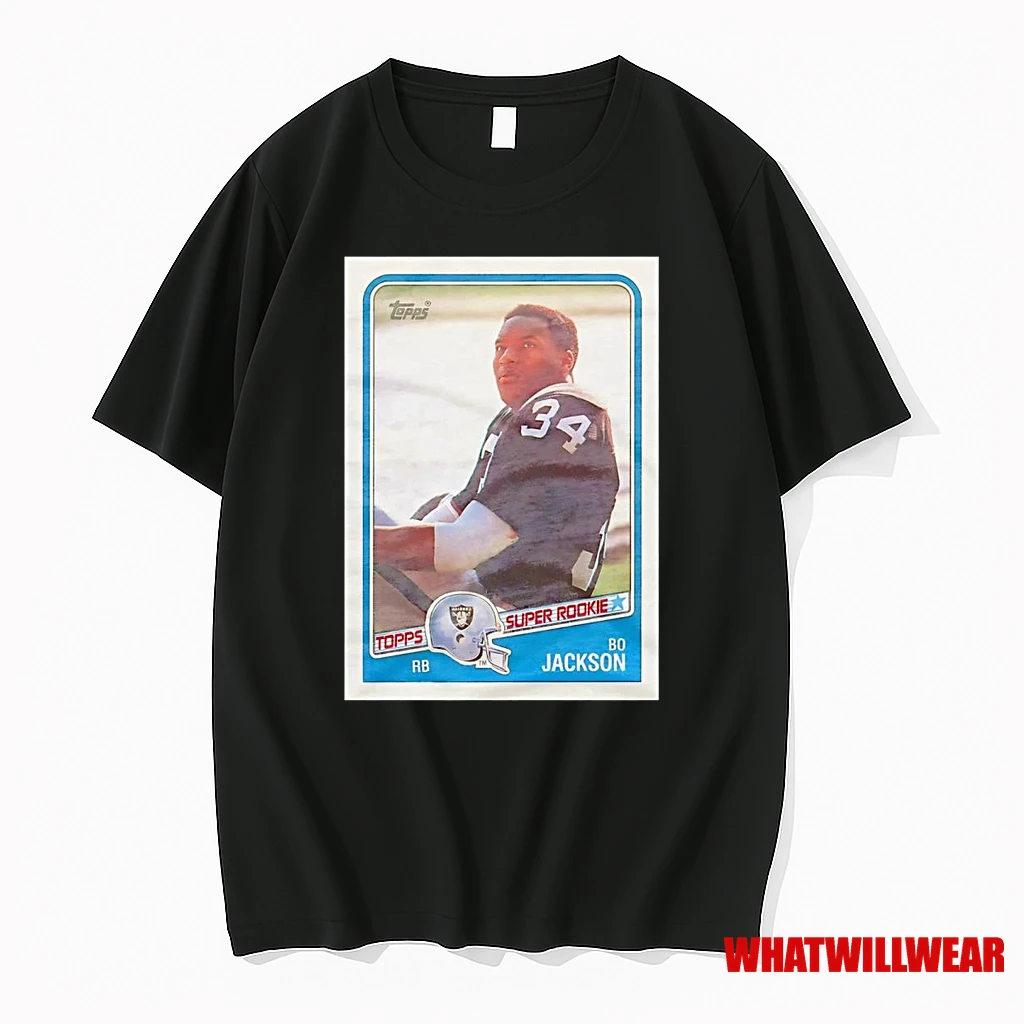 Bo Jackson 1987 Super Rookie Raiders Shirts