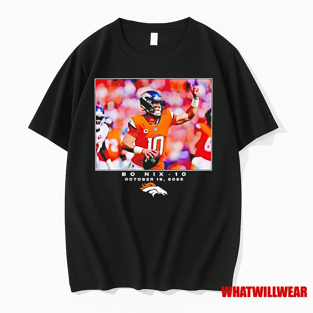 Bo Nix Denver Broncos Nfl Flash Features Week 7 Shirts