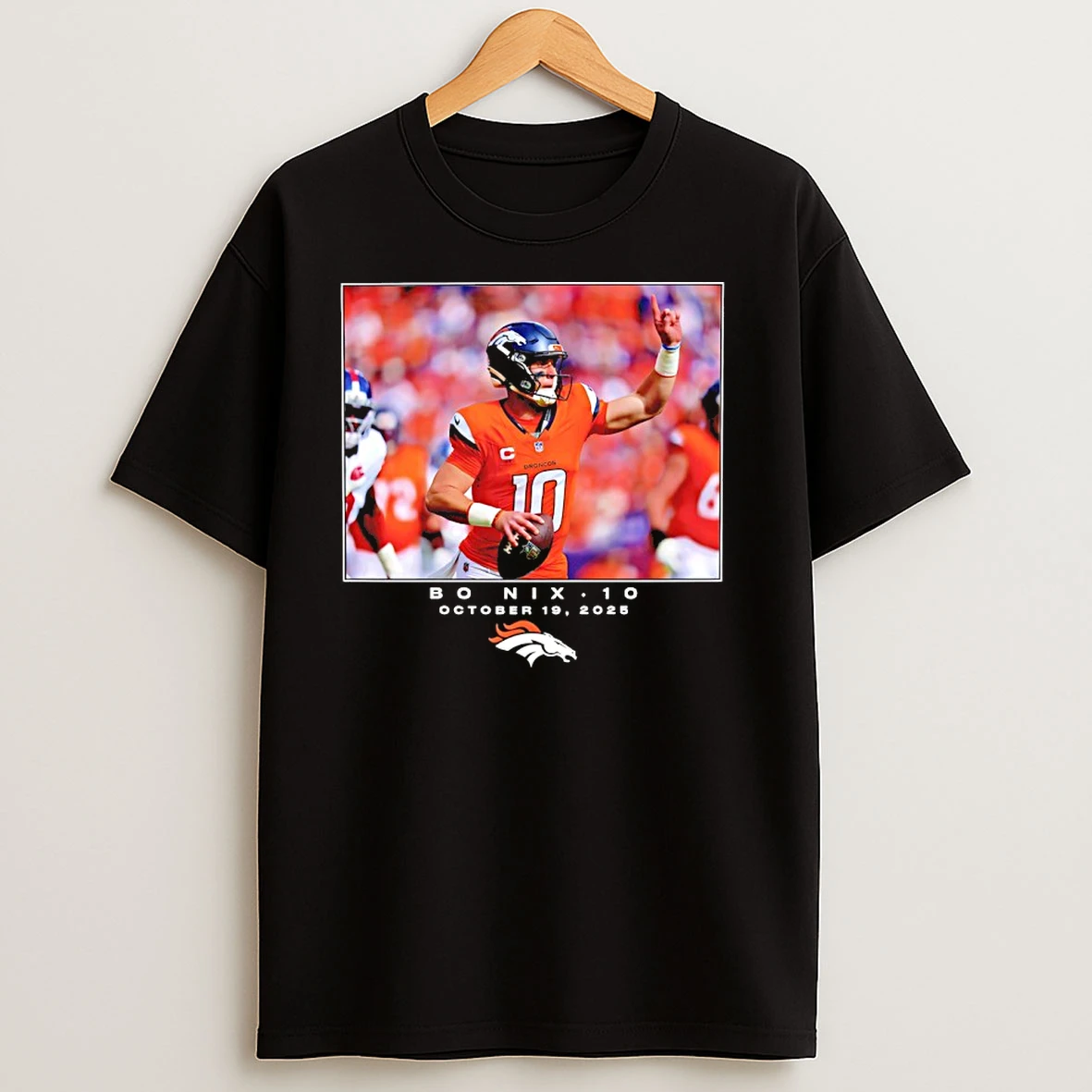 Bo Nix Denver Broncos Nfl Flash Features Week 7 T Shirts