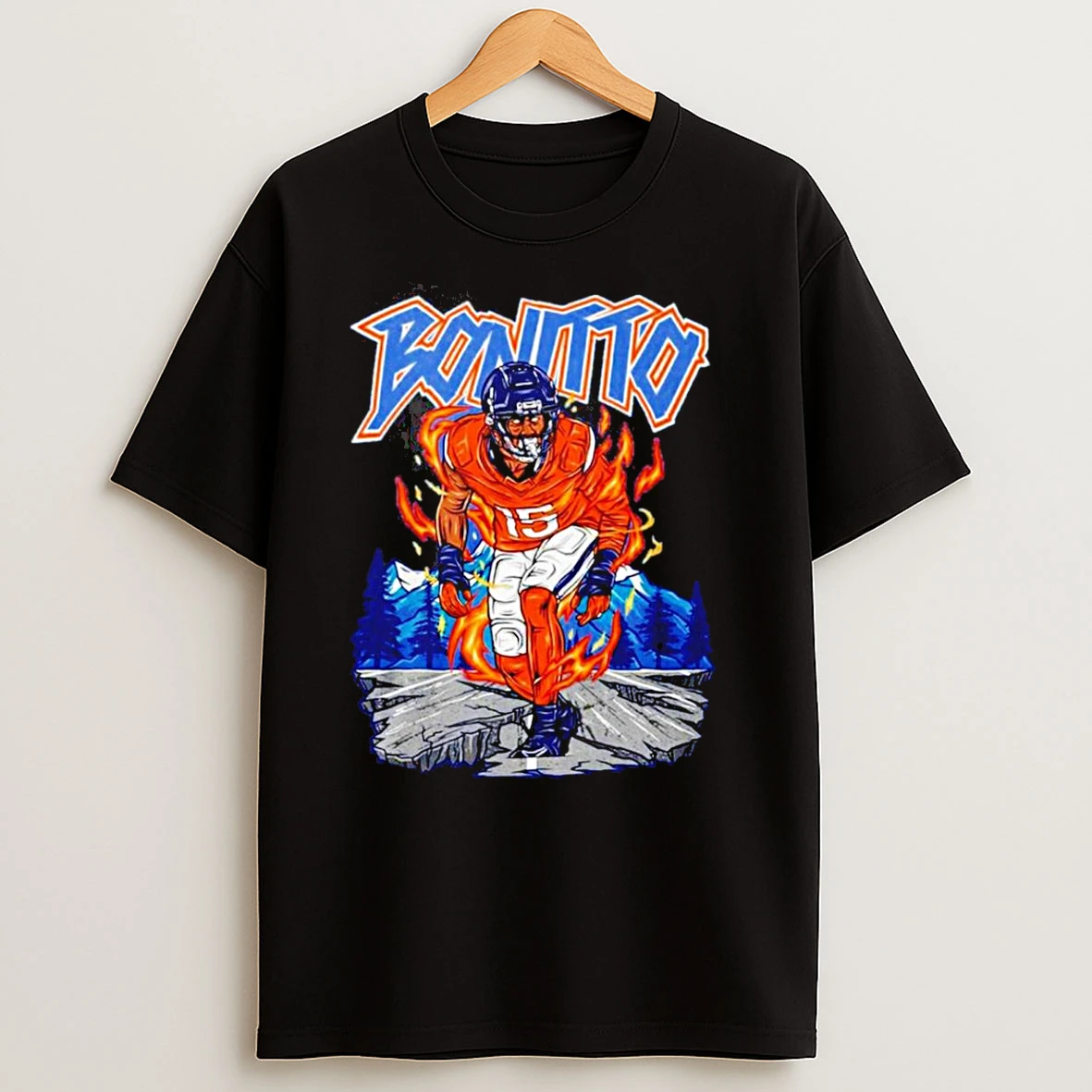 Bo Nix Denver Broncos Graphic T Shirts