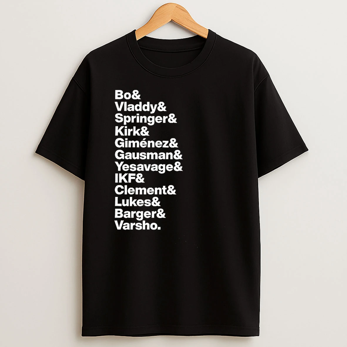 Bo Vladdy Springer Kirk And Gimenez T Shirts