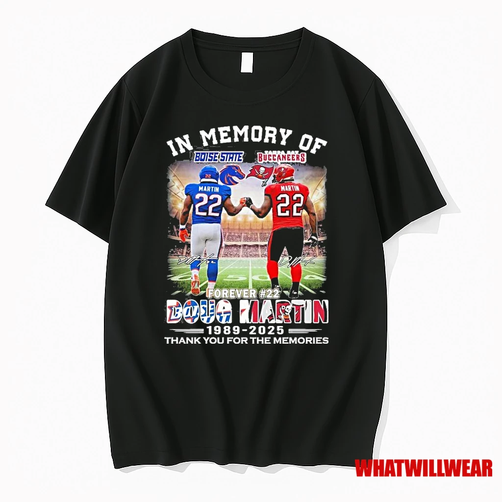 Boise State Broncos Tampa Bay Buccaneers Doug Martin 4ever Memories 2025 Signatures Shirts