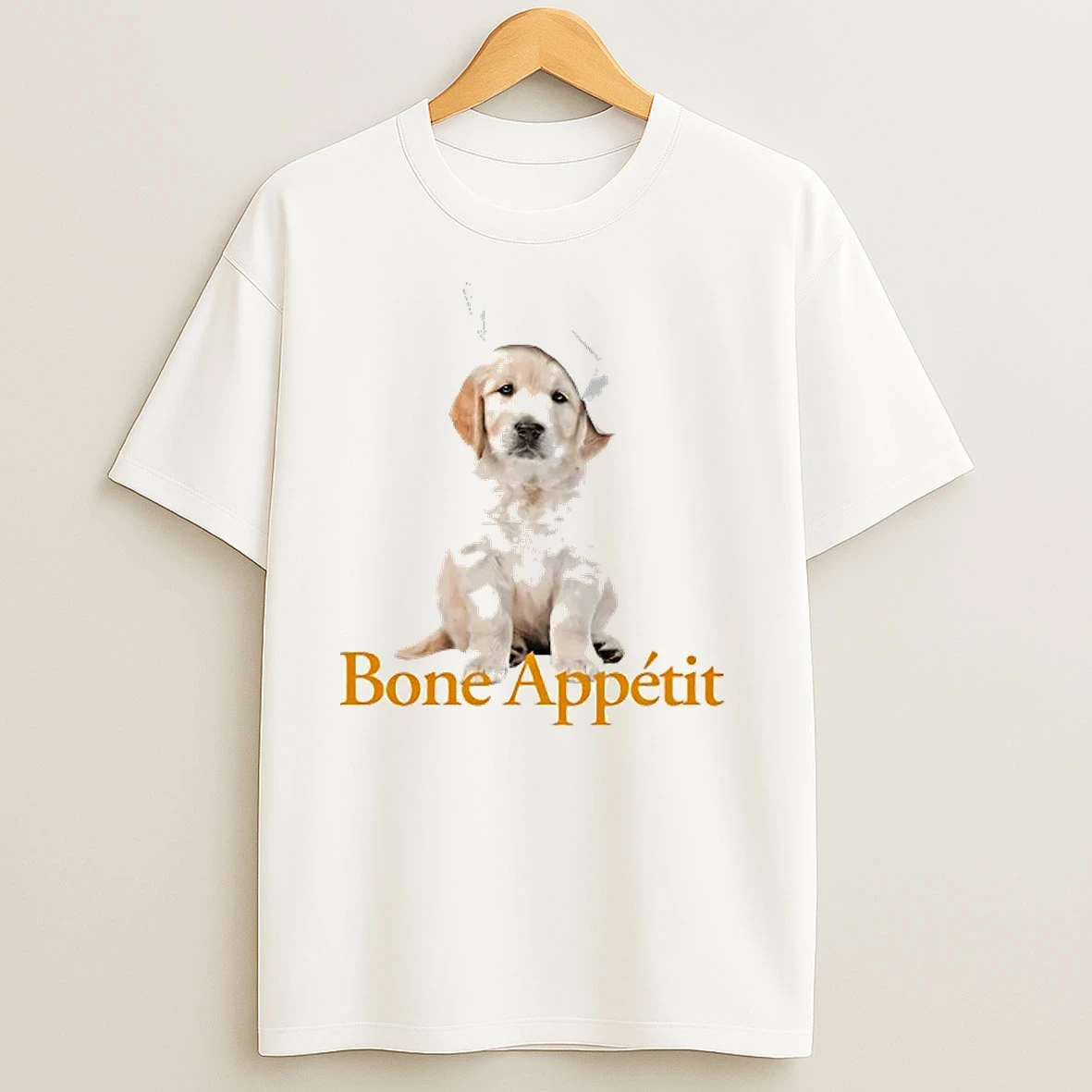 Bone Appetit Golden Dog T Shirts