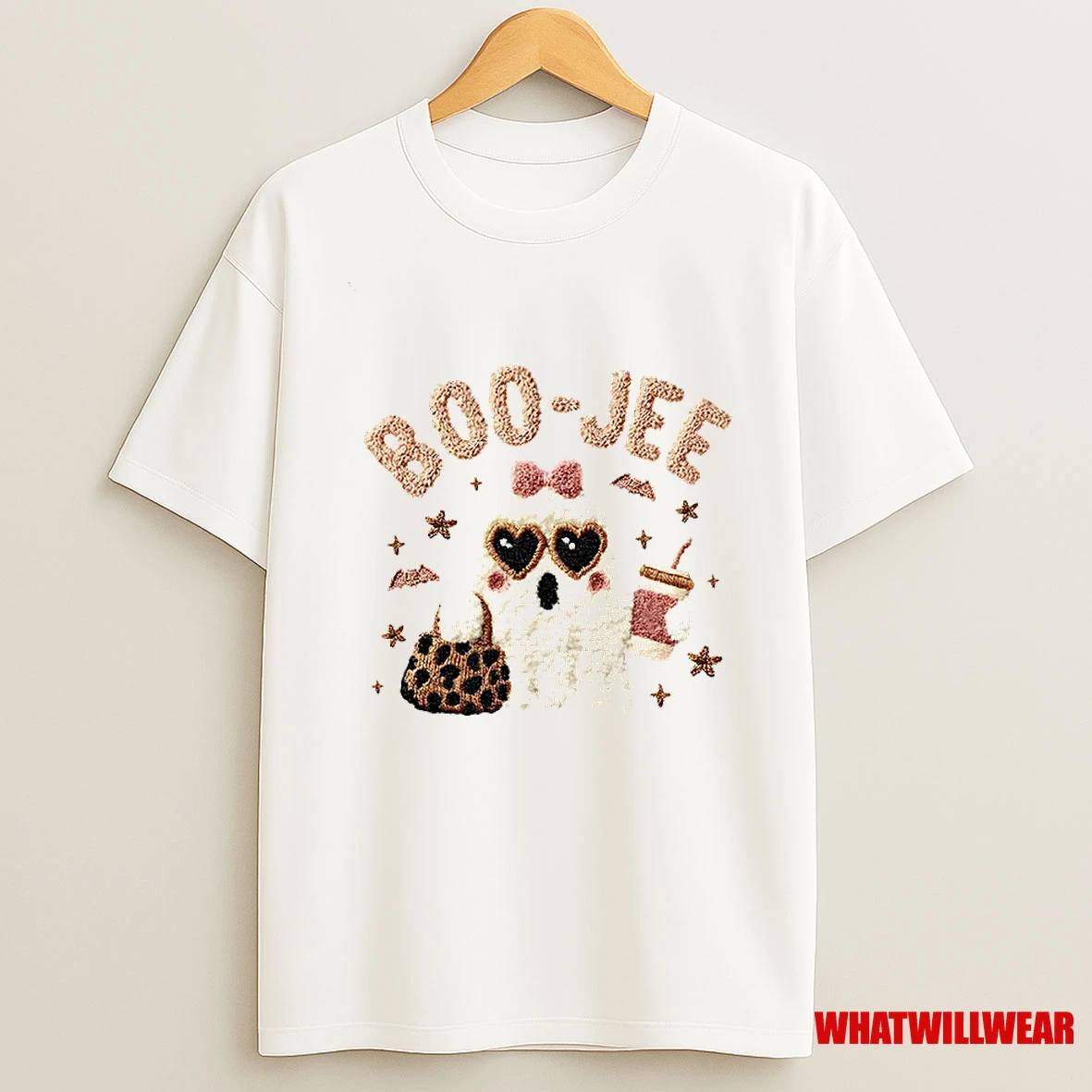 Boo Jee Ghost Preppy Fall Coffee Halloween Shirts