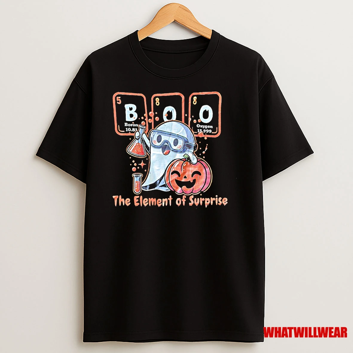 Boo The Element Of Surprise Halloween Shirts
