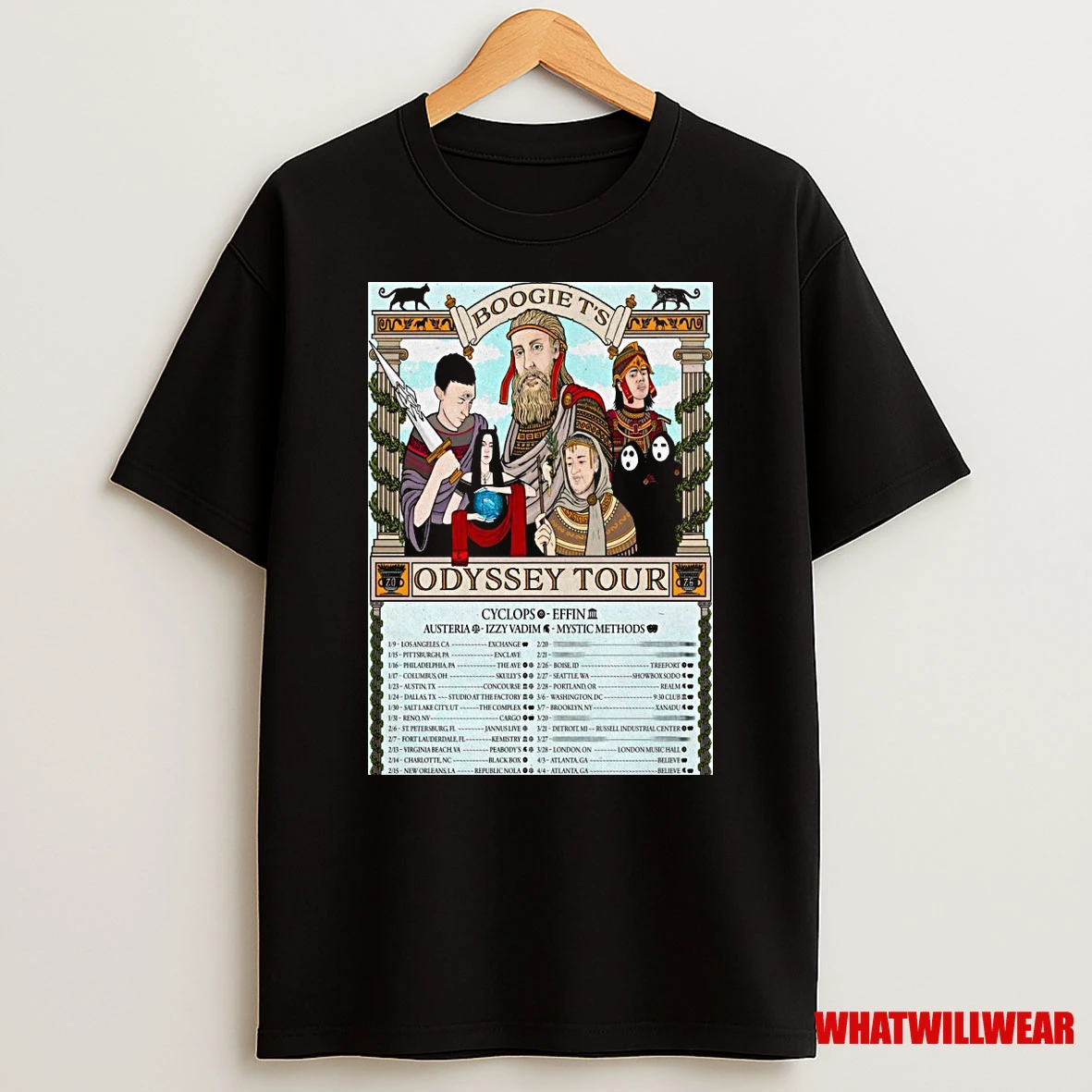 Boogie T Odyssey Tour 2026 Shirts