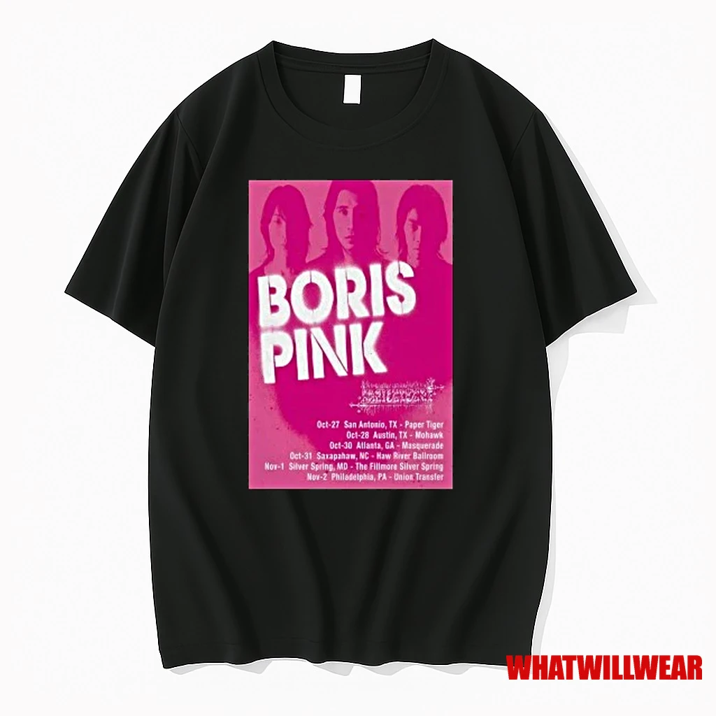 Boris Pink 2025 20th Anniversary Tour Shirts