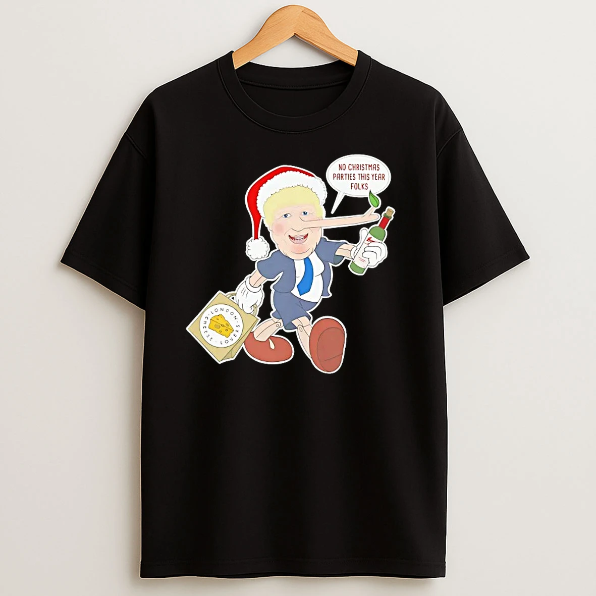 Boris No Christmas Parties This Year Folks T Shirts