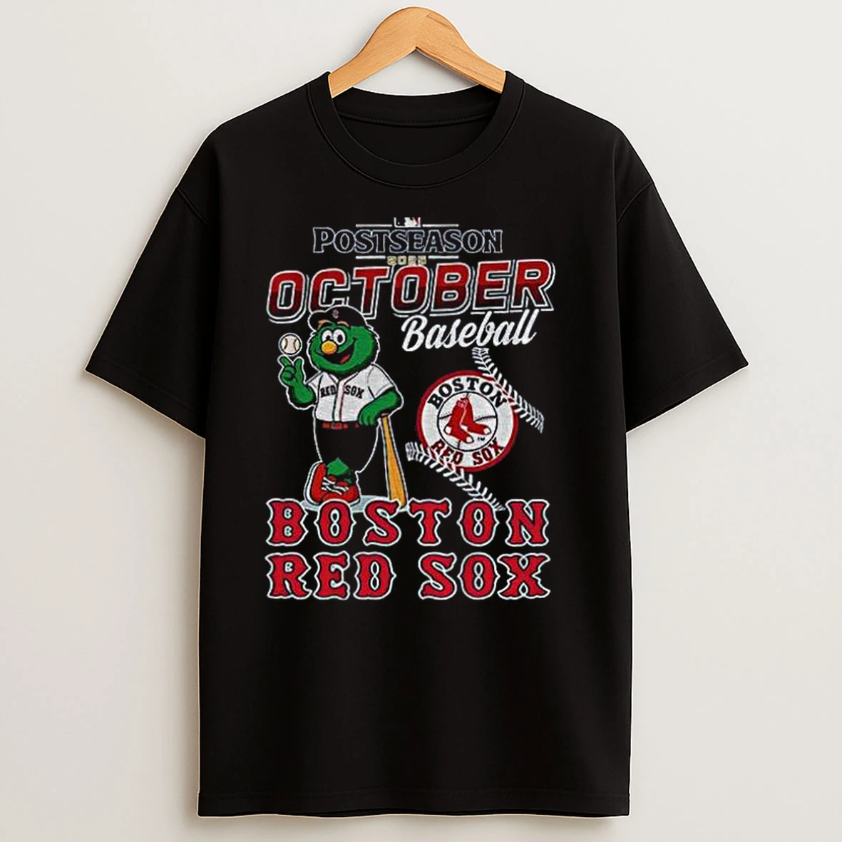 Boston Red Sox 2025 Postseason October Baseball Mascot Shirt0 Shirts