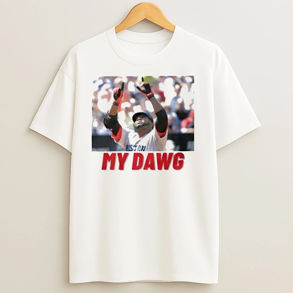 Boston Red Sox David Ortiz My Dawg Photo T Shirts