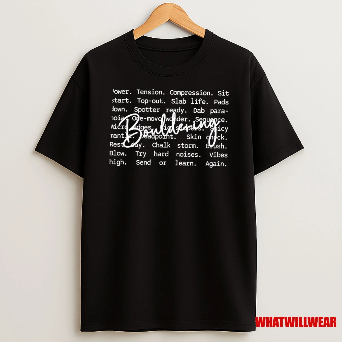 Bouldering Manifest Shirts