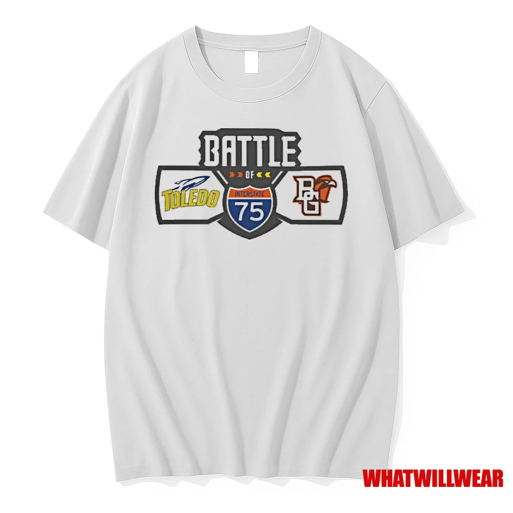 Bowling Green Falcons Orange Battle Of I 75 Football Rivalry Shirts