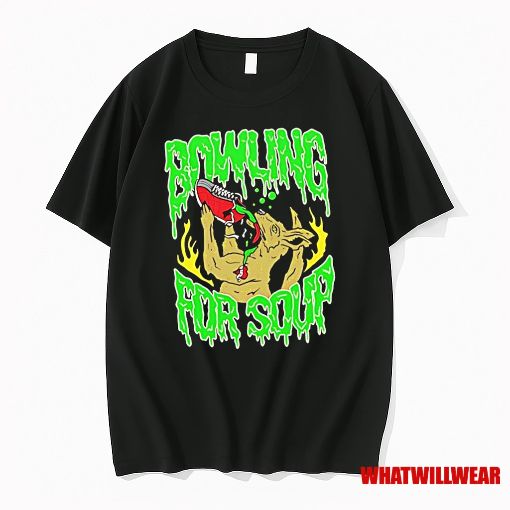 Bowling For Soup Rhinoceros Bowling Shoe Logo Shirts