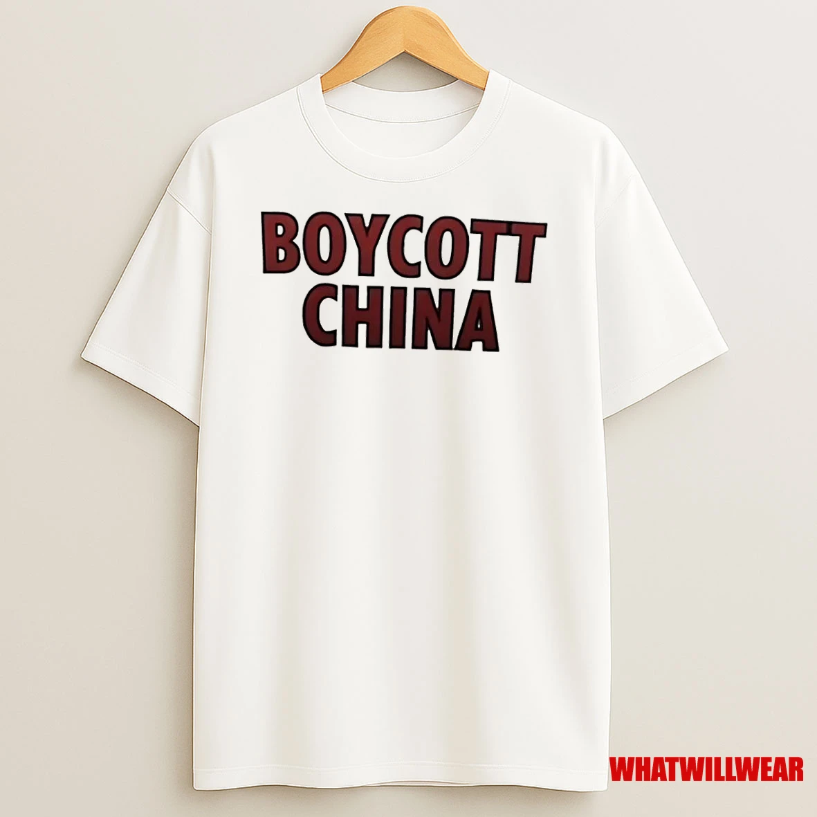 Boycott China Graphic Shirts