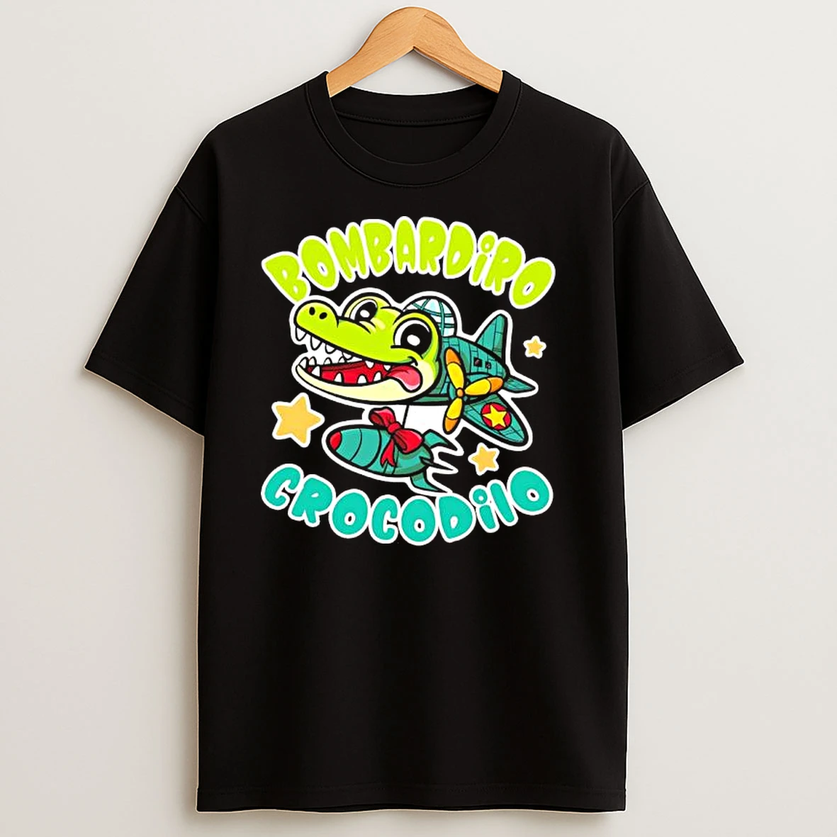 Brainrot Bombardiro Crocodilo T Shirts