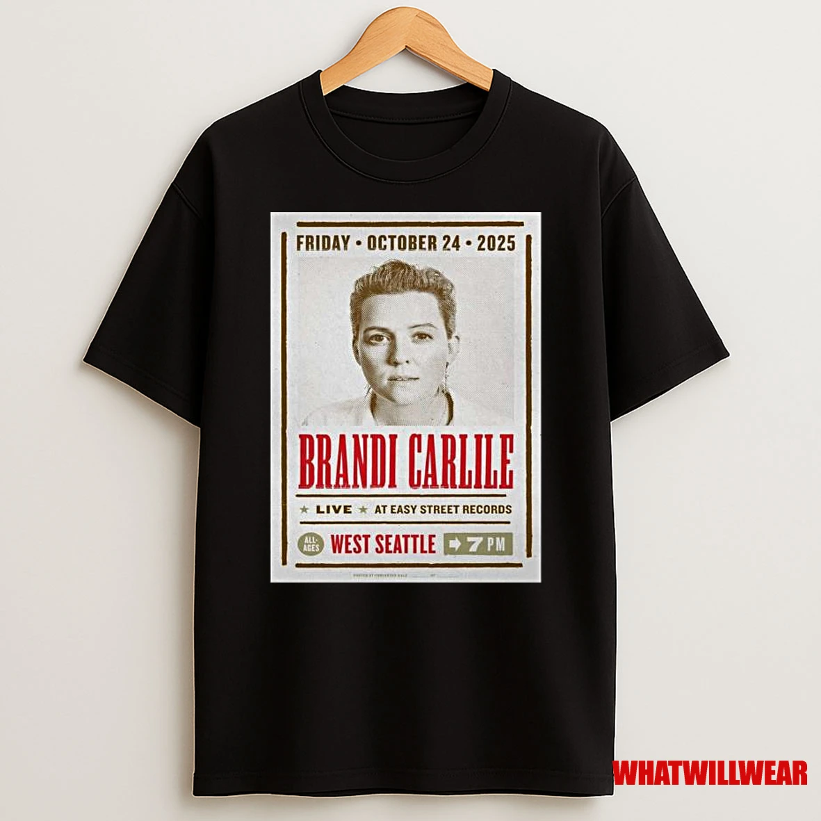 Brandi Carlile Seattle Wa Friday October 24 2025 Shirts