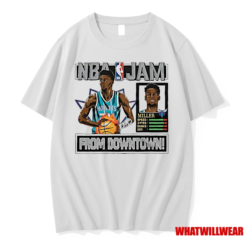 Brandon Miller Charlotte Hornets Nba Jam From Downtown Shirts