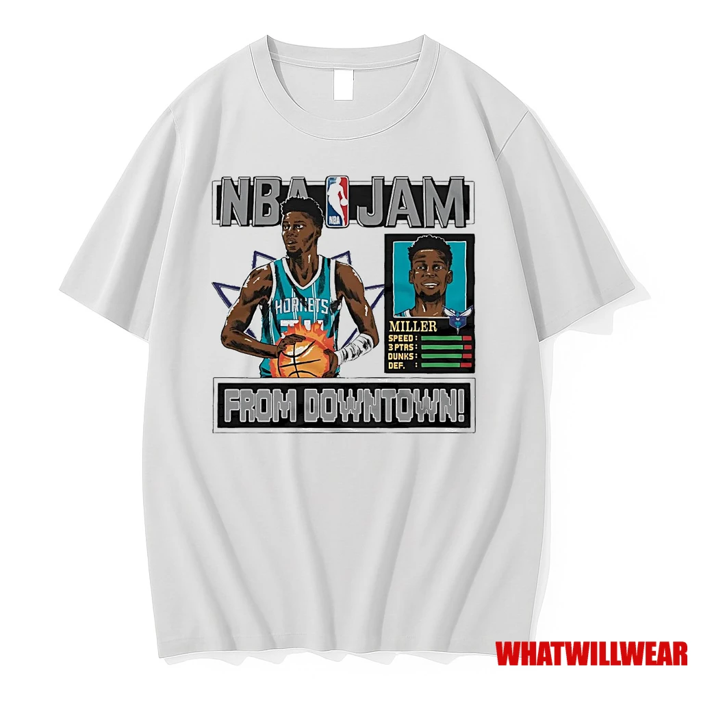 Brandon Miller Nba Jam Hornets Shirts