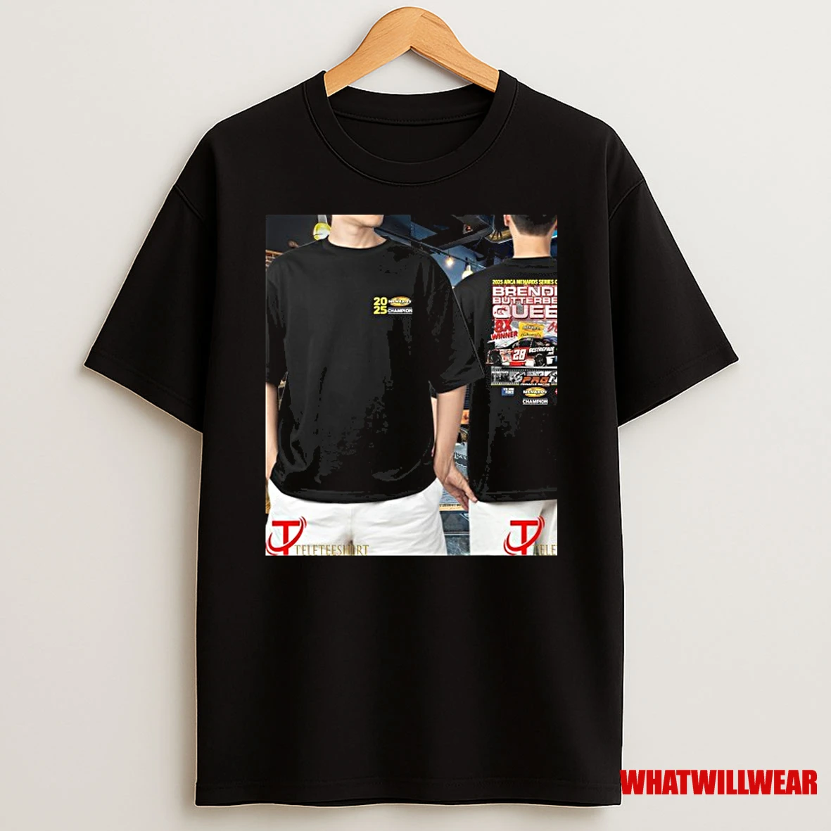 Brenden Queen 8x Winner Checkered Flag Sports 2025 Arca Menards Series Champion Shirts