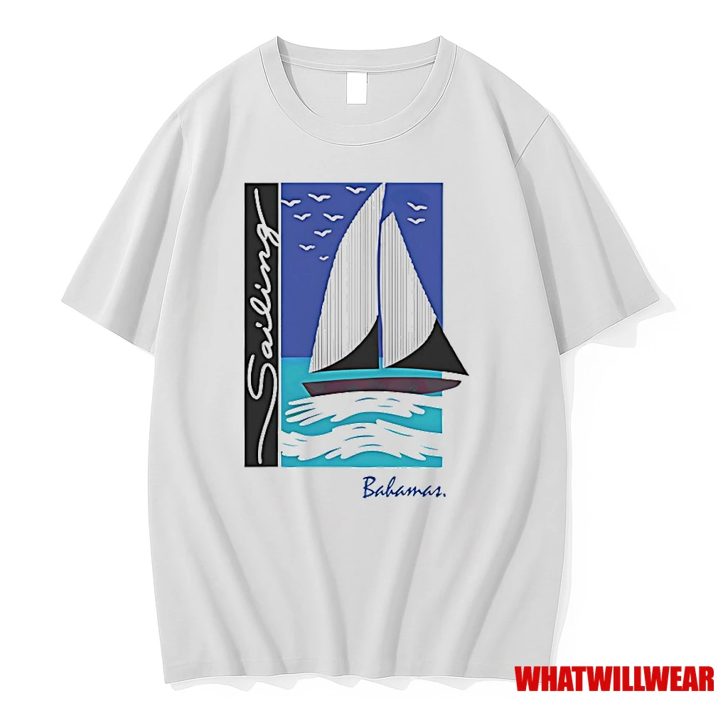 Brennan Huff Step Brothers Sailing Bahamas Vintage Shirts